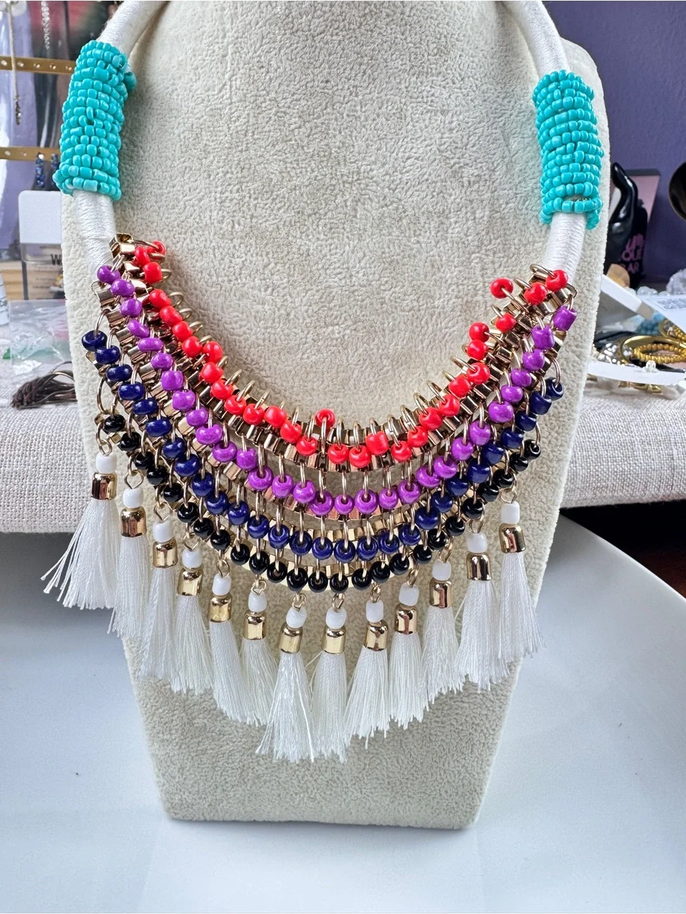 Vintage Bohemian Bib Necklace